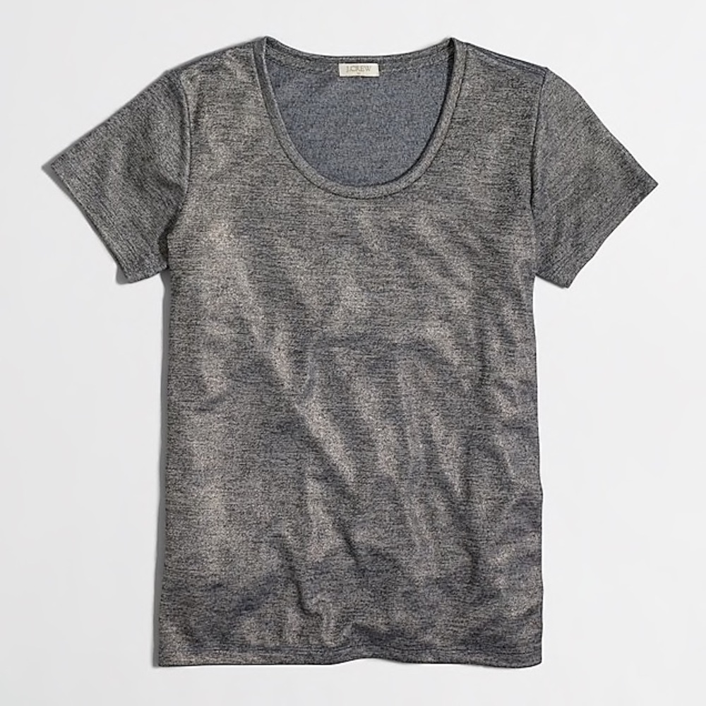 NWOT J. crew shimmer tee shirt